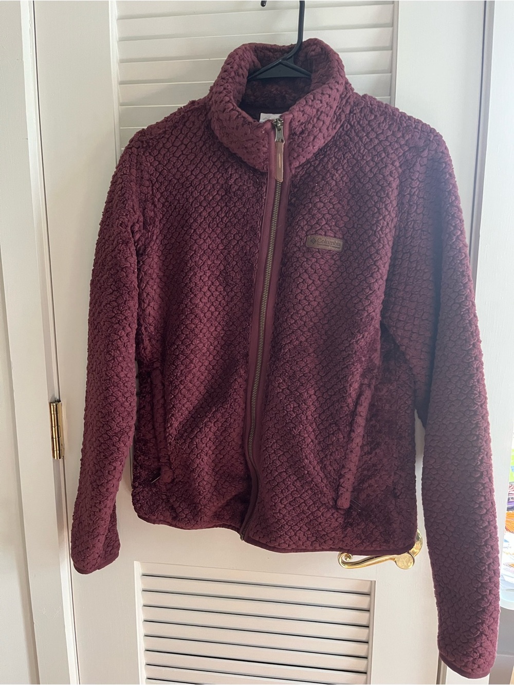 Burgundy Columbia Fleece